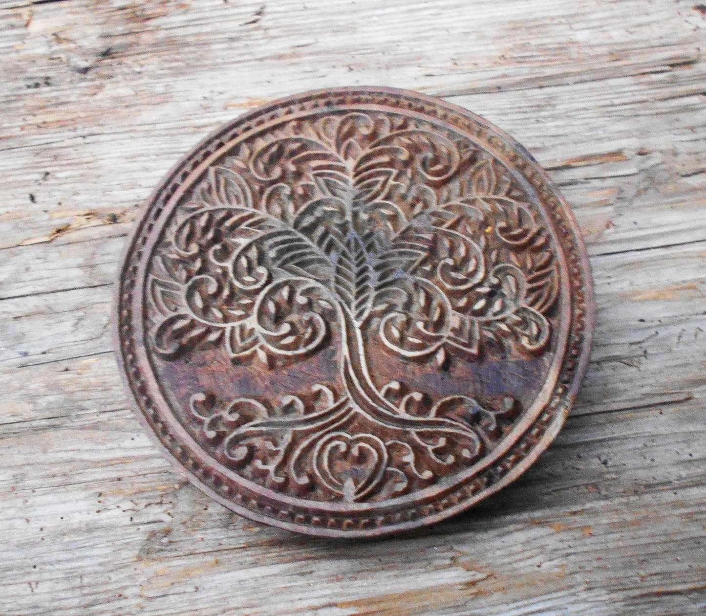 Motivstempel, Stoffdruckstempel, Holzdruckstempel, Textilstempel, Blaudruckstempel
