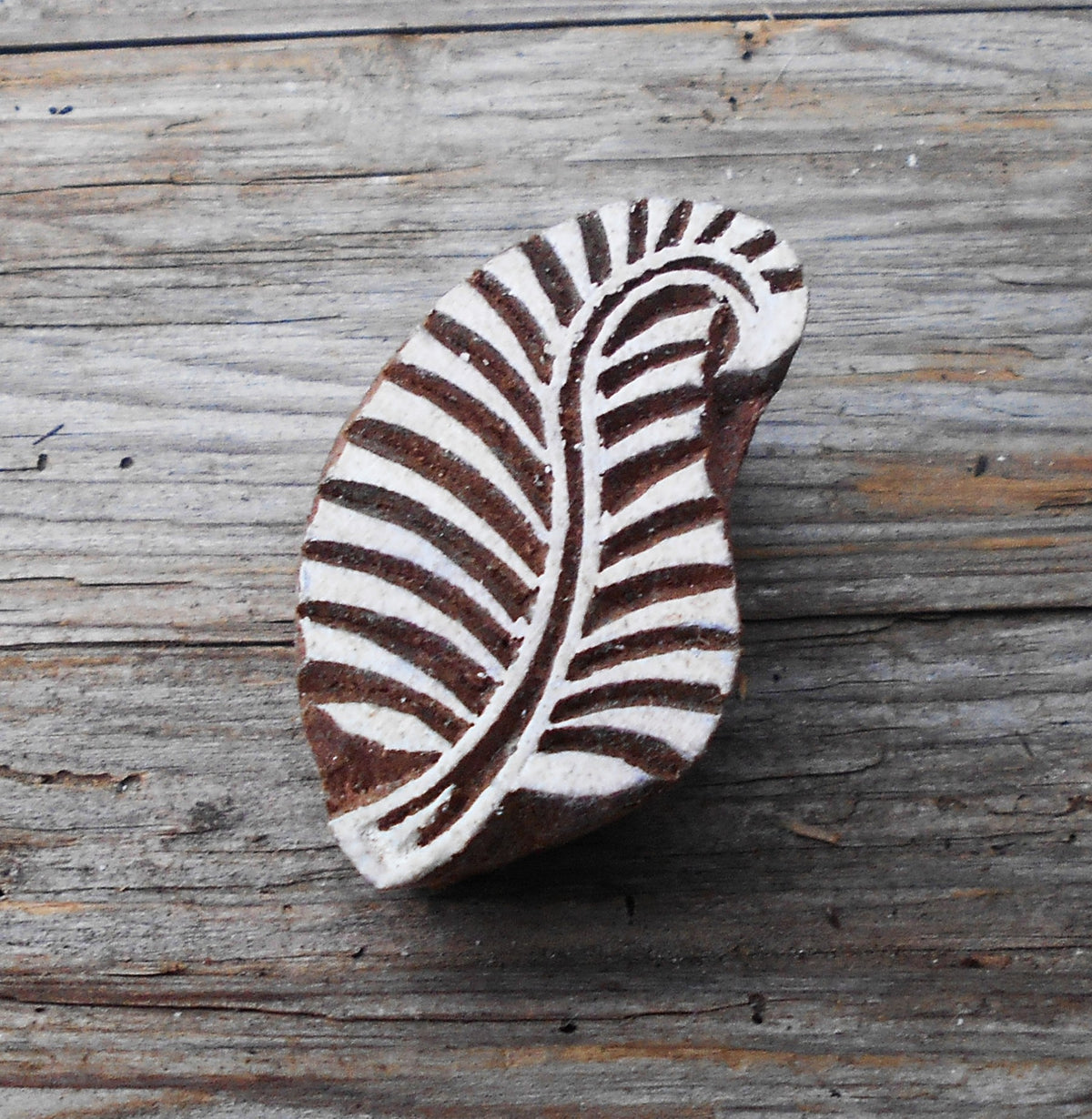 Druckstempel, Holzdruckstempel, Motivstempel, Blaudruckstempel, Botanik