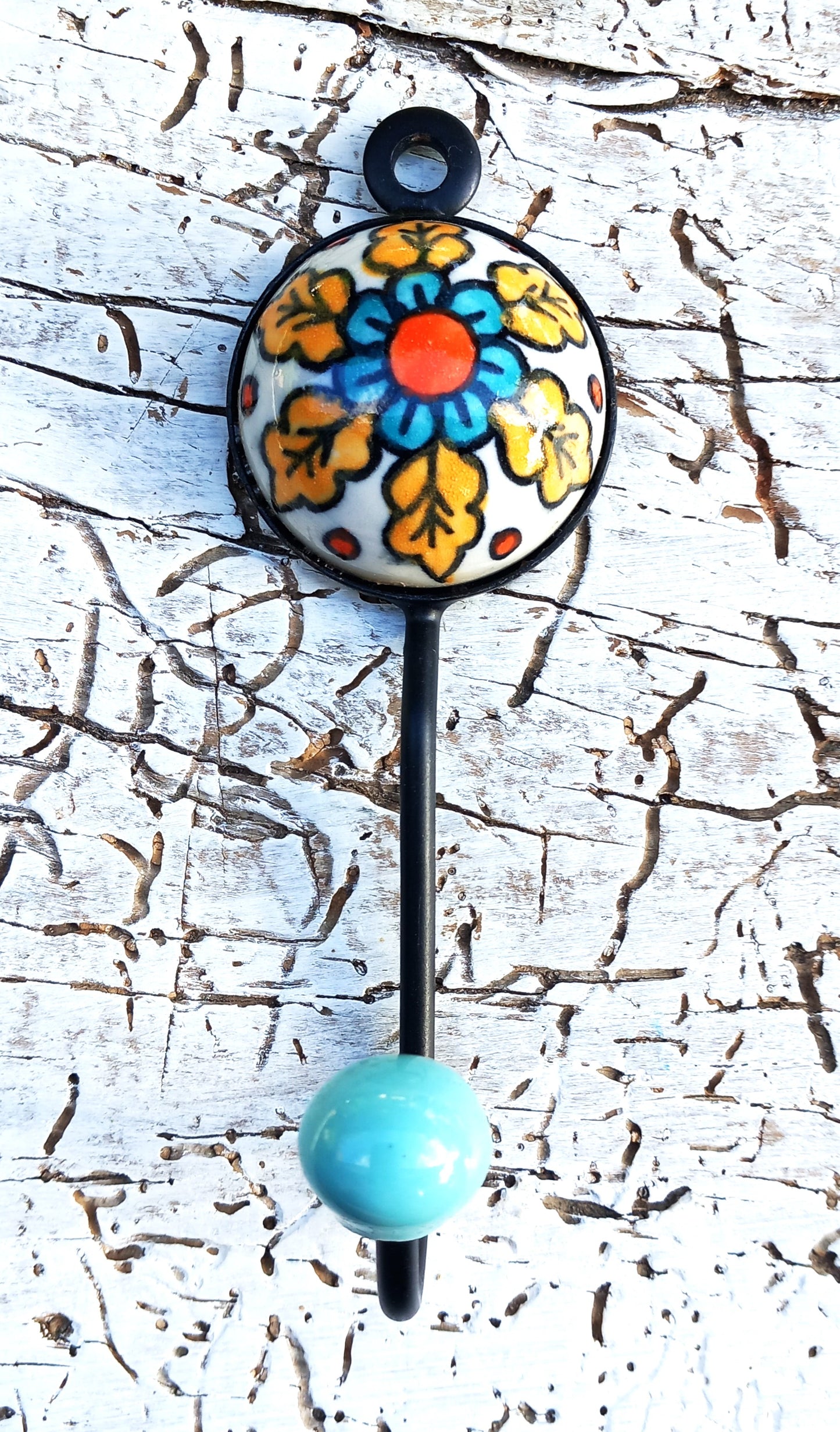 Keramikhaken Blume