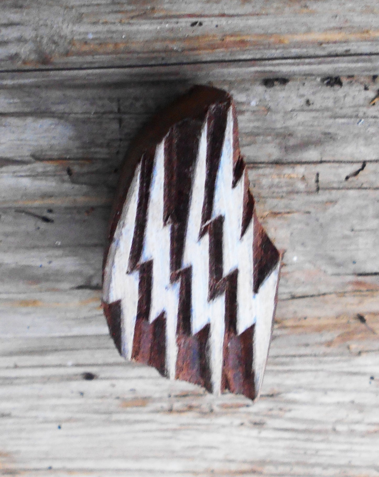 Motivstempel, Stoffdruckstempel, Holzdruckstempel, Textilstempel, Blitz