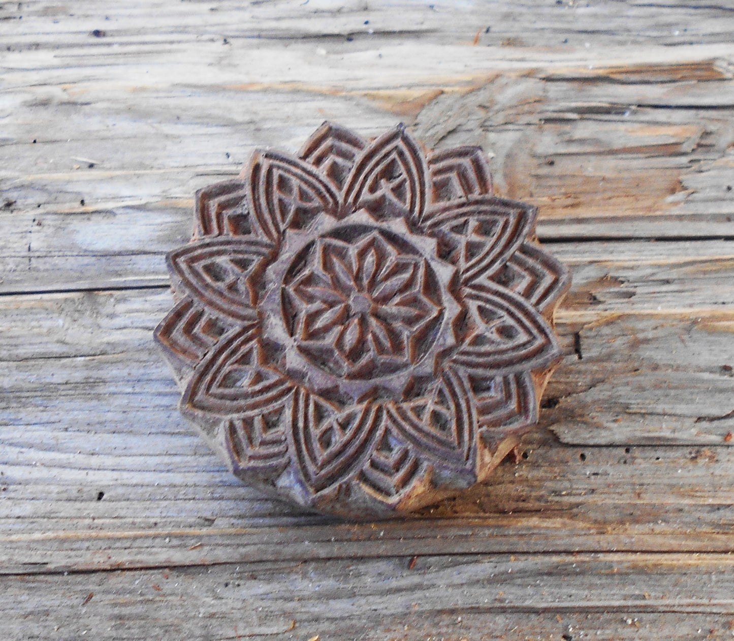 Holzdruckstempel, Stoffdruckstempel, Textilstempel, Motivstempel, Druckstempel
