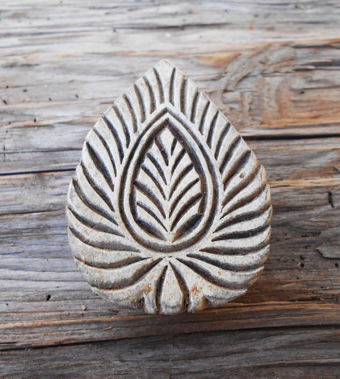 Holzdruckstempel, Stoffdruckstempel, Textilstempel, Motivstempel, Druckstempel
