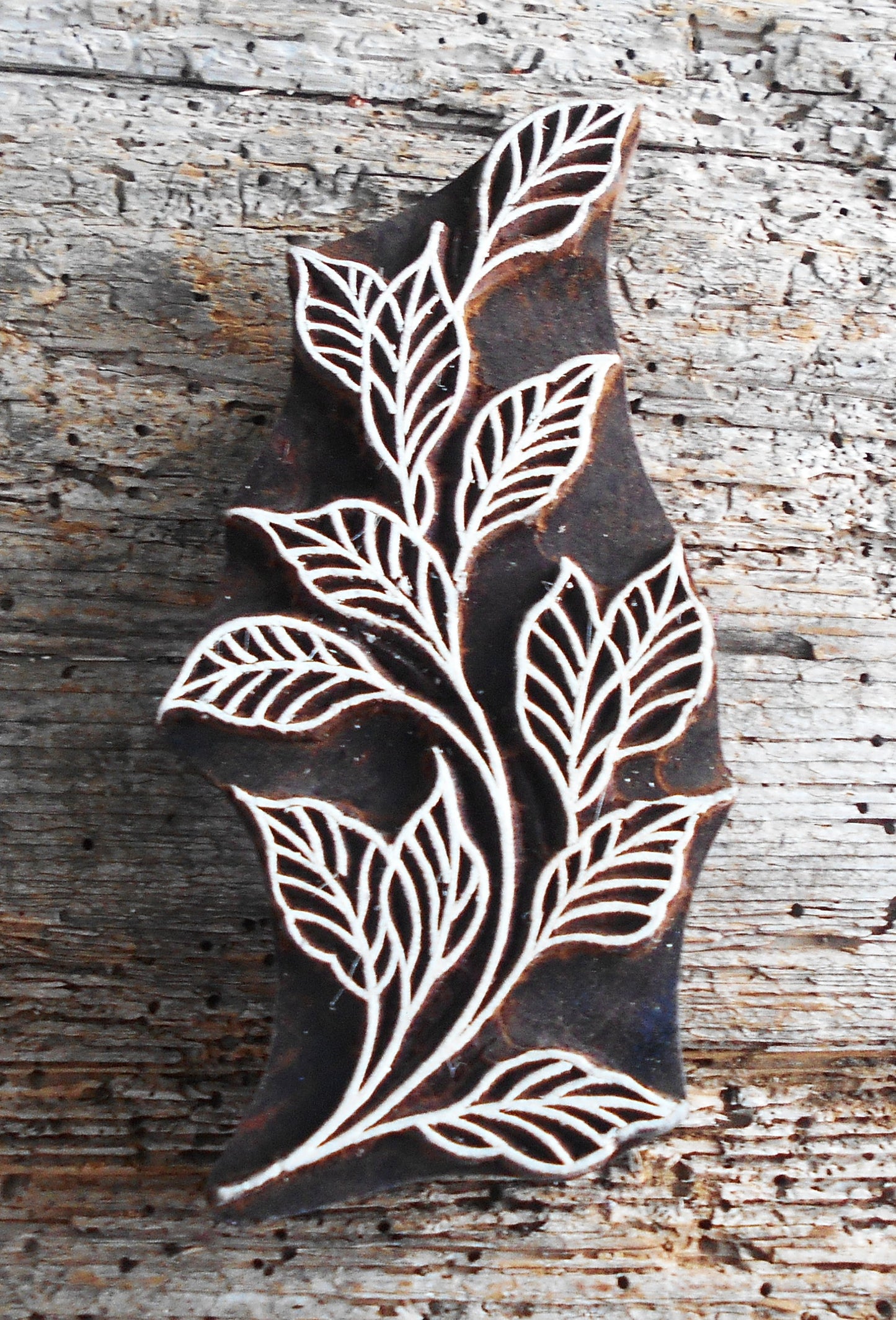 Stoffdruckstempel, Holzdruckstempel, Motivstempel, Blaudruckstempel, Botanik