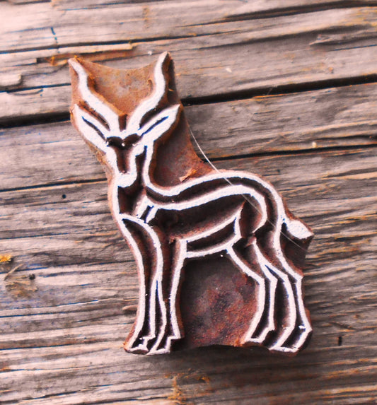 Tierstempel, Stoffdruckstempel, Holzdruckstempel, Blaudruckstempel