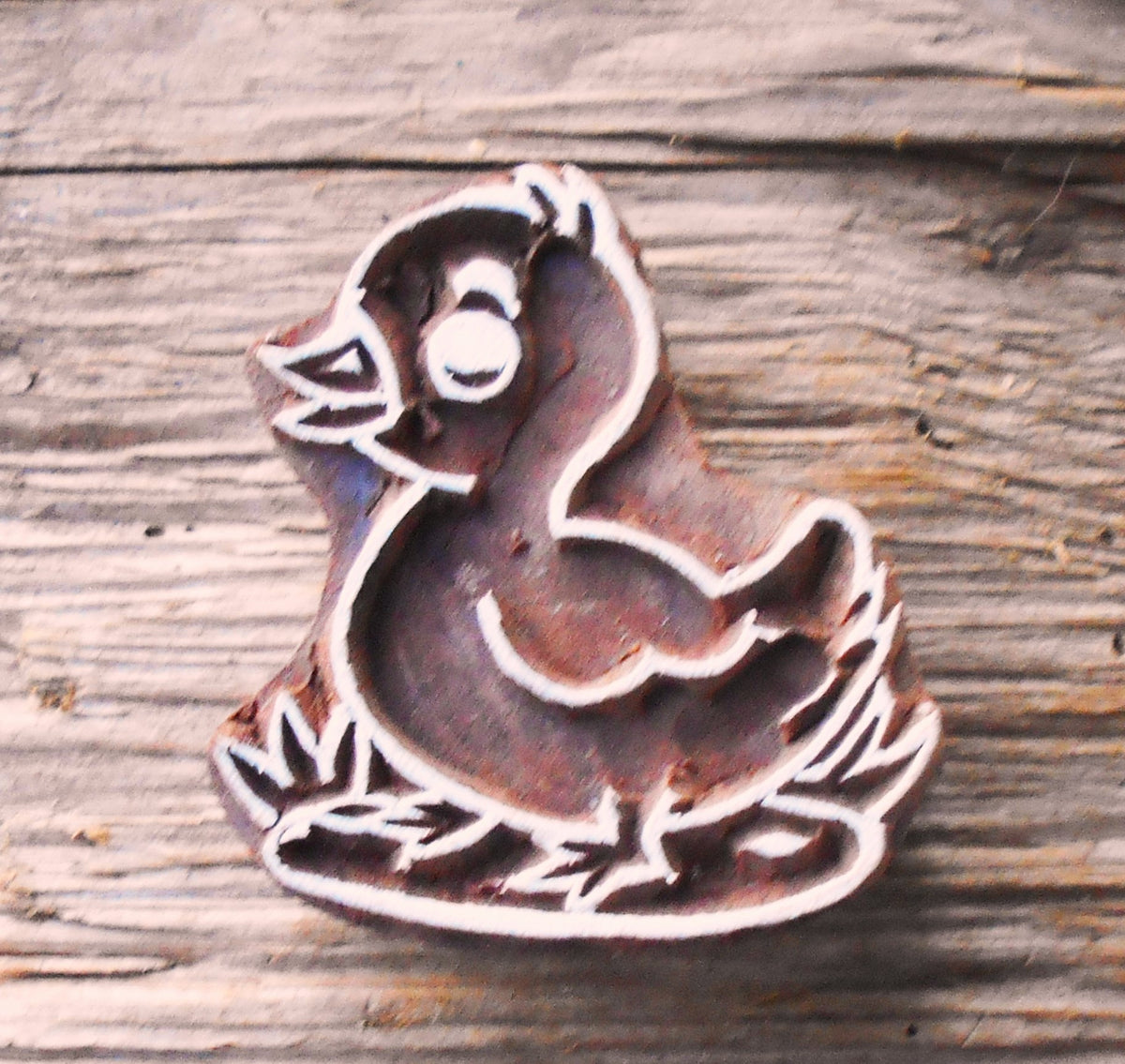 Tierstempel, Stoffdruckstempel, Holzdruckstempel, Blaudruckstempel, Ente