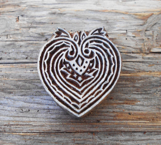 Holzdruckstempel, Stoffdruckstempel, Textilstempel, Motivstempel, Druckstempel