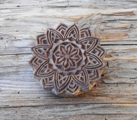 Holzdruckstempel, Stoffdruckstempel, Textilstempel, Motivstempel, Druckstempel