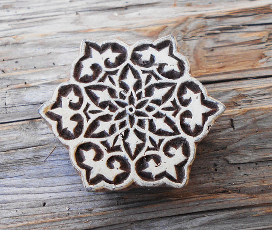 Textilstempel, Stoffdruckstempel, Holzdruckstempel, Druckstempel