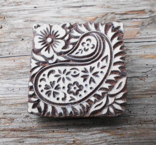 Motivstempel, Stoffdruckstempel, Holzdruckstempel, Textilstempel