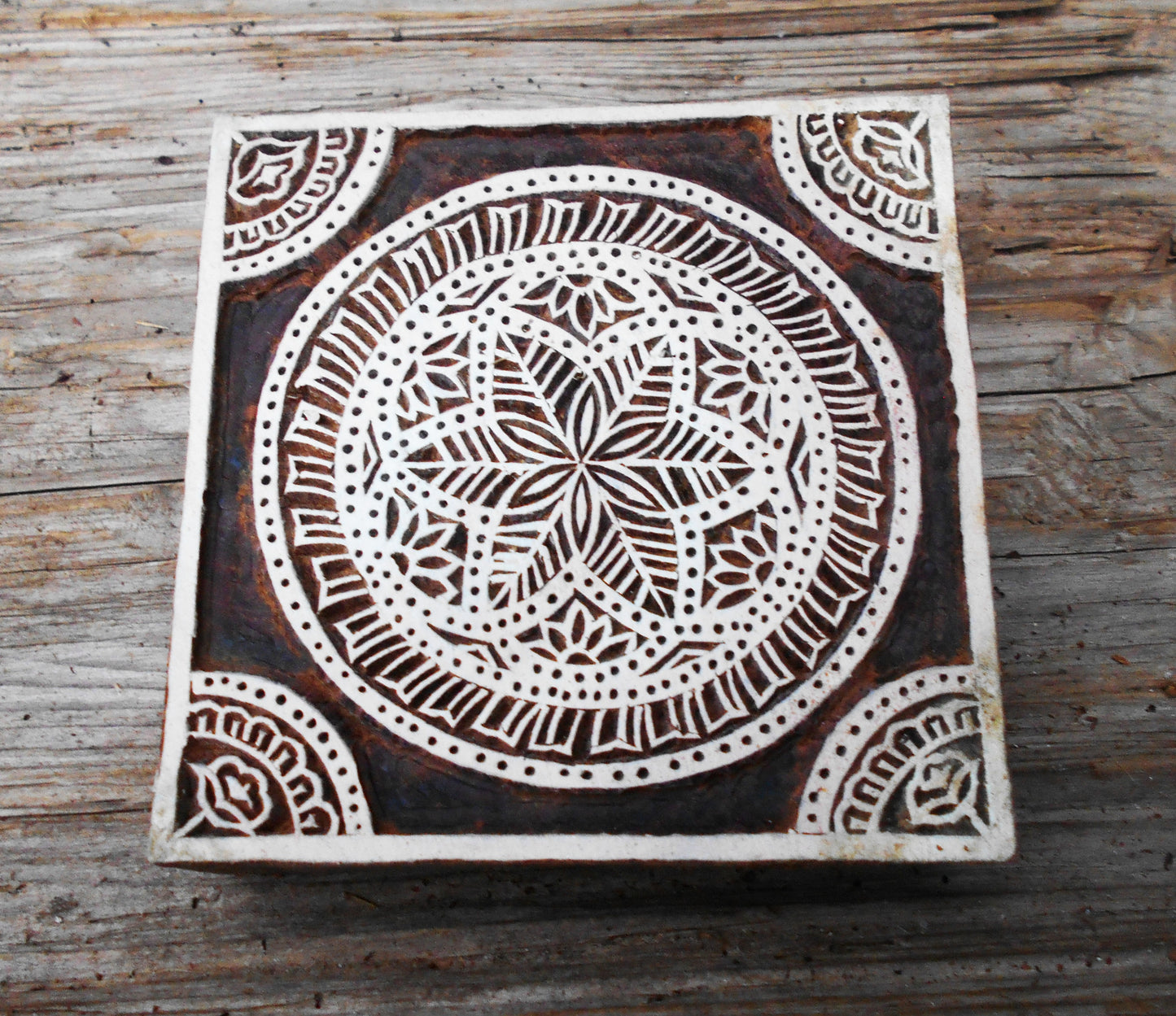Stoffdruck Stempel, Holzdruckstempel, Motivstempel, Blaudruckstempel, Textildruck