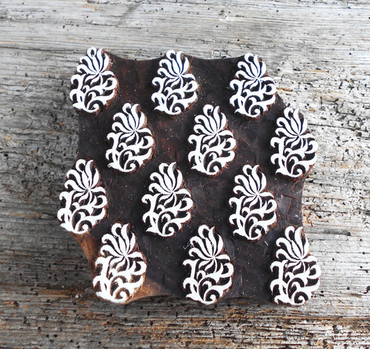 Stoffdruck Stempel, Holzdruckstempel, Motivstempel, Blaudruckstempel, Textildruck