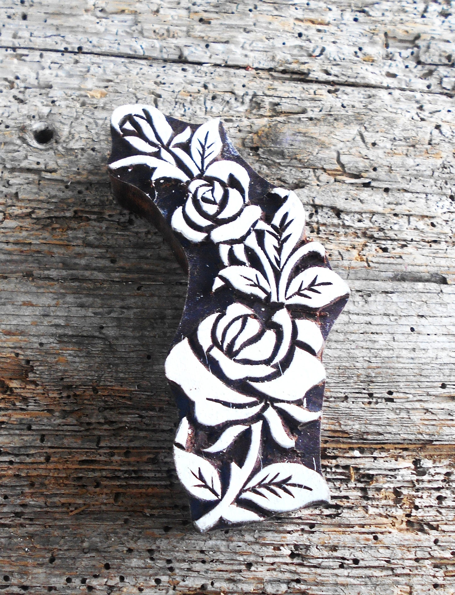 Stoffdruckstempel, Holzdruckstempel, Motivstempel, Blaudruckstempel, Botanik
