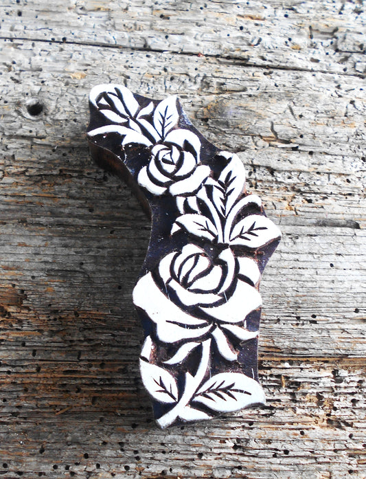 Stoffdruckstempel, Holzdruckstempel, Motivstempel, Blaudruckstempel, Botanik
