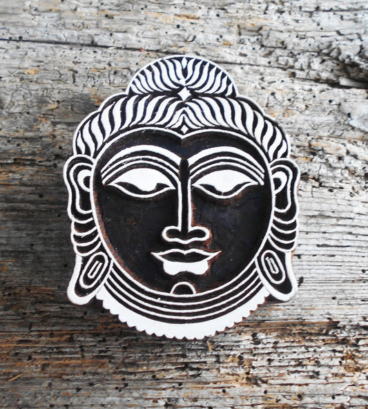 Druckstempel, Holzdruckstempel, Motivstempel, Blaudruckstempel, Buddha