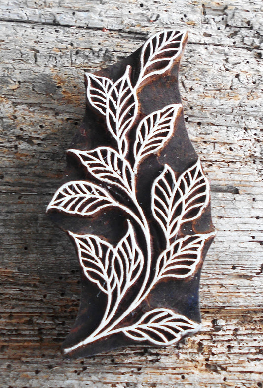 Stoffdruckstempel, Holzdruckstempel, Motivstempel, Blaudruckstempel, Botanik