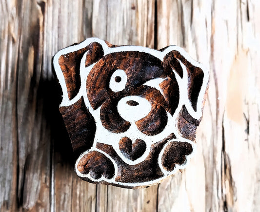 Textilstempel Hund