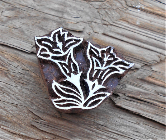 Holzdruckstempel, Motivstempel, Blaudruckstempel, Stoffdruckstempel, Botanik