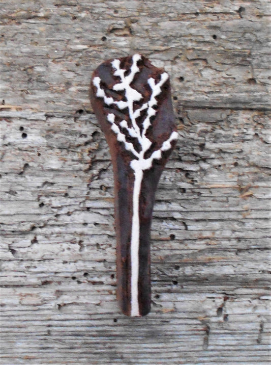 Stoffdruckstempel, Holzdruckstempel, Motivstempel, Blaudruckstempel, Gras