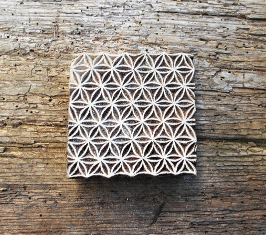 Motivstempel, Stoffdruckstempel, Holzdruckstempel, Textilstempel