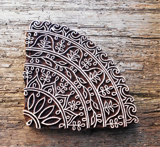Motivstempel, Stoffdruckstempel, Holzdruckstempel, Textilstempel