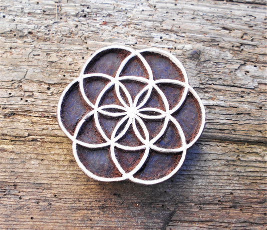 Motivstempel, Stoffdruckstempel, Holzdruckstempel, Textilstempel