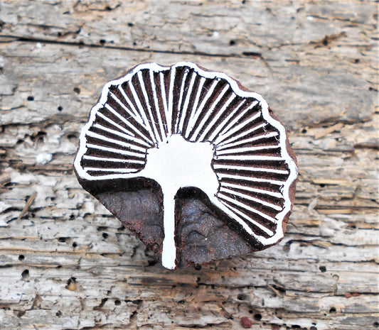 Stoffdruckstempel, Holzdruckstempel, Motivstempel, Blaudruckstempel, Ginko