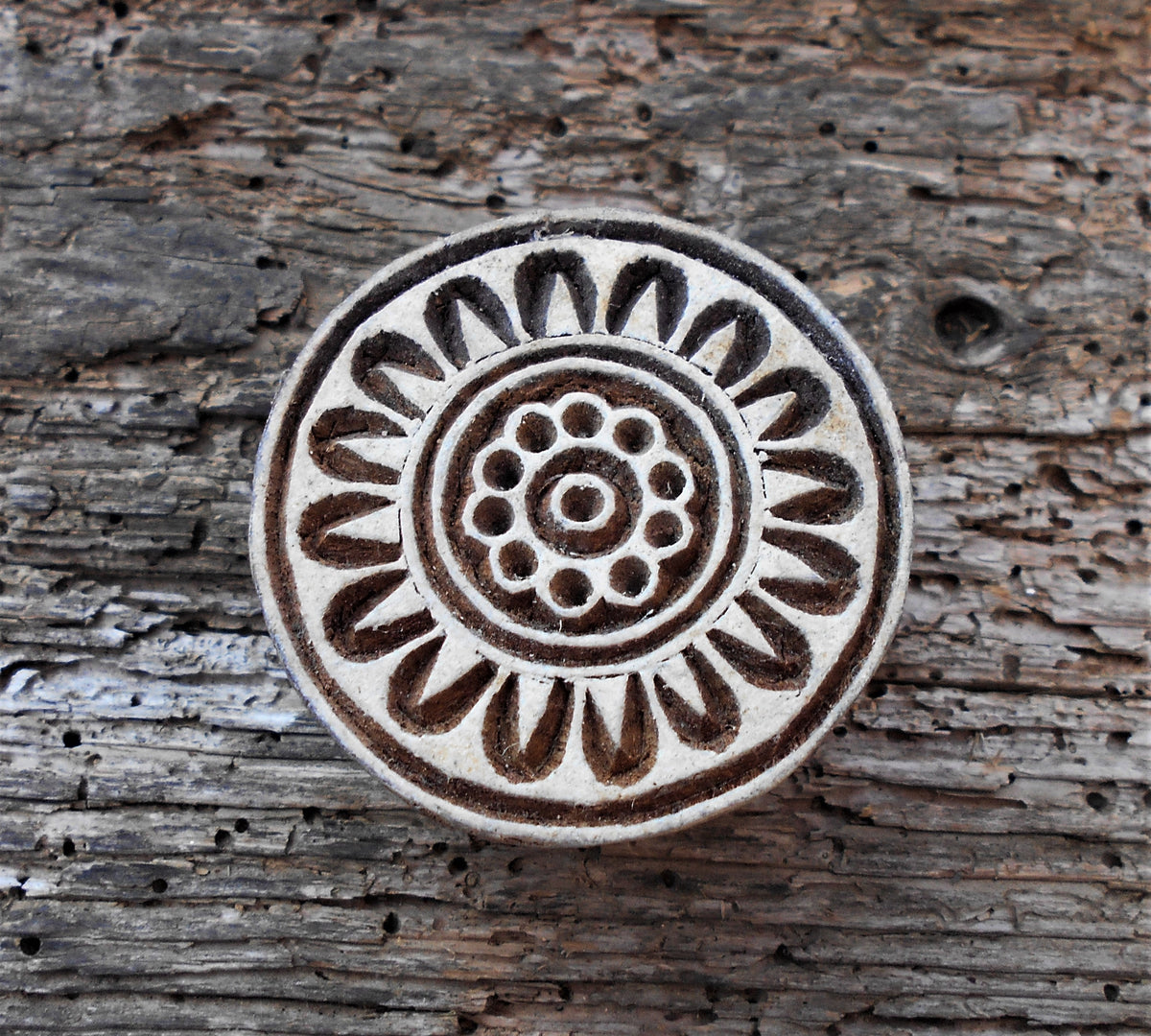 Holzdruckstempel, Stoffdruckstempel, Textilstempel, Motivstempel, Druckstempel